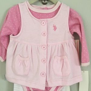 Lacoste Baby-Girls Layette Polo Gift Set Core